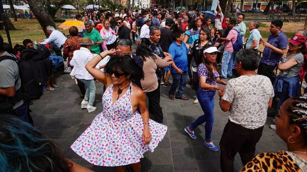 Maratón de baile en coyoacán