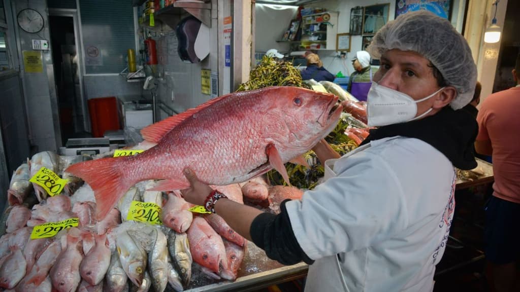 Lugares en CDMX donde encuentras pescado y mariscos.