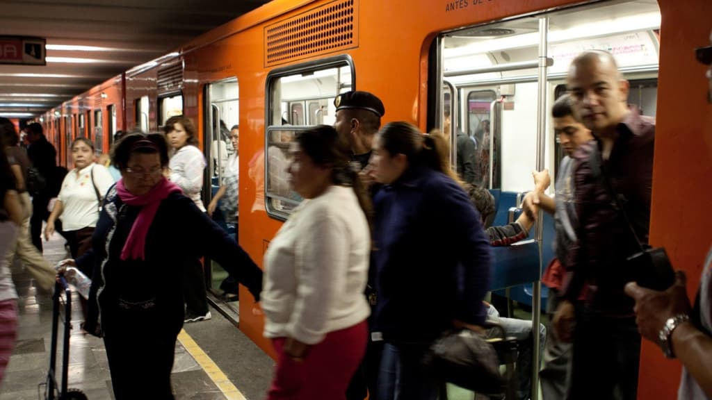 Sismo en el transporte público