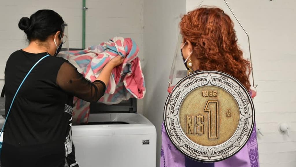 Lavandería de un peso en Iztapalapa