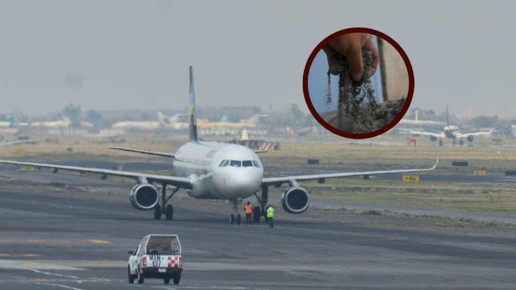 Ceniza aviones Popocatépetl