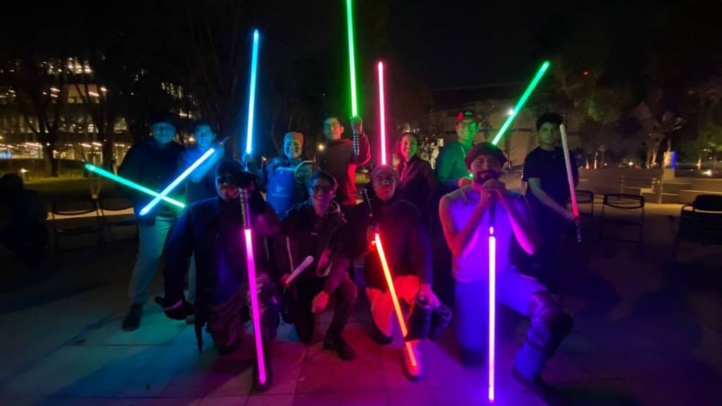 Duelos con sables de luz