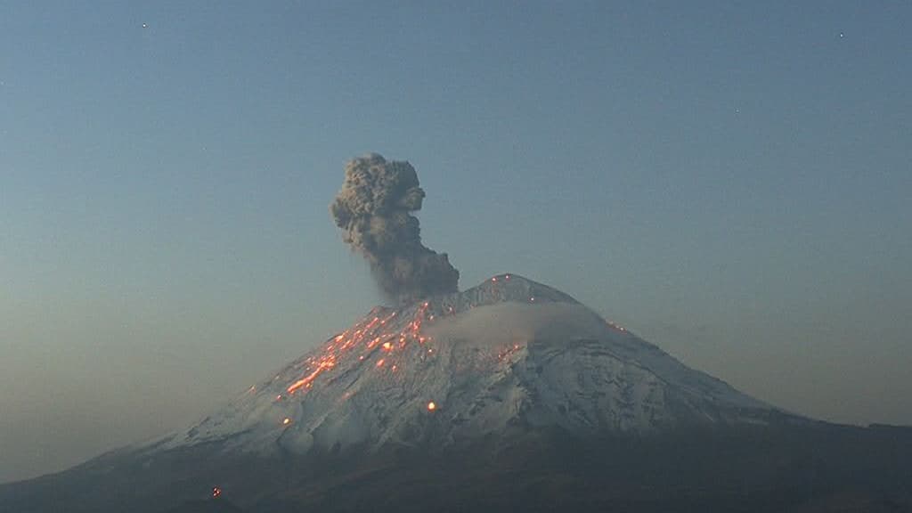 Popocatépetl Don Goyo Erupción
