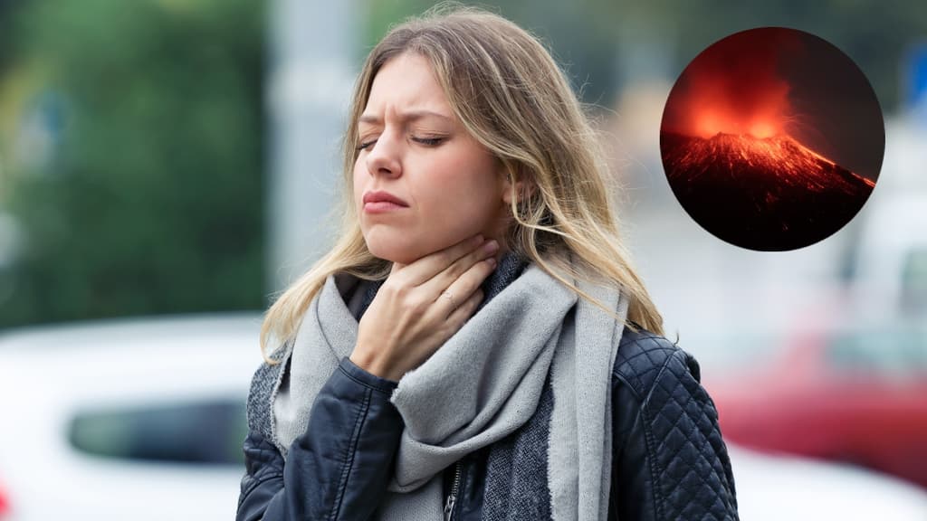 Volcán Popocatépetl ceniza volcánica