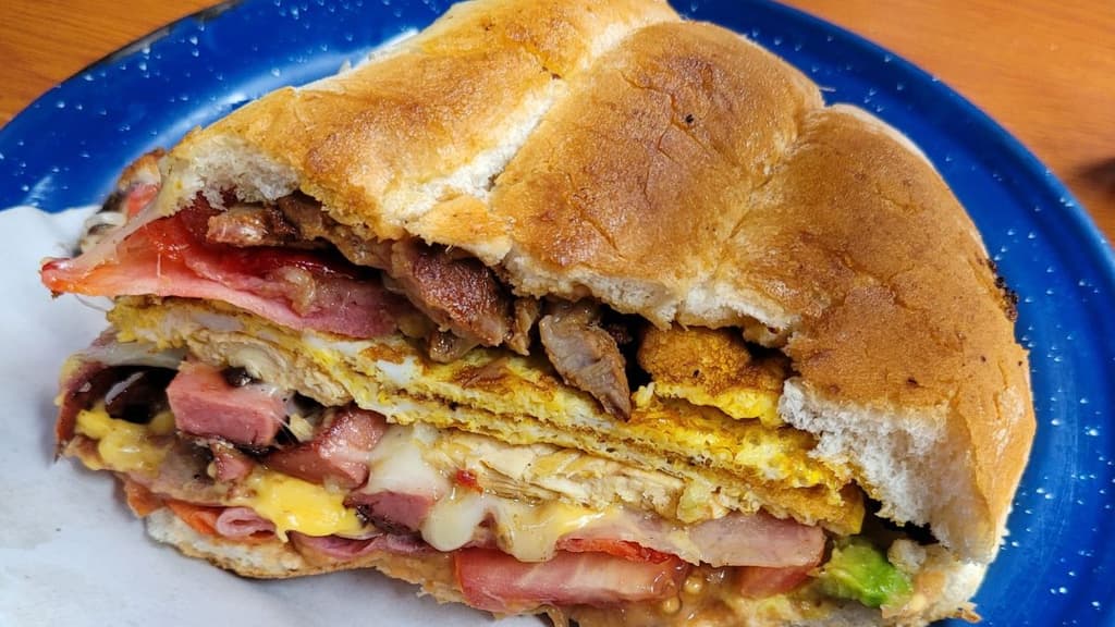 torta cubana de CDMX