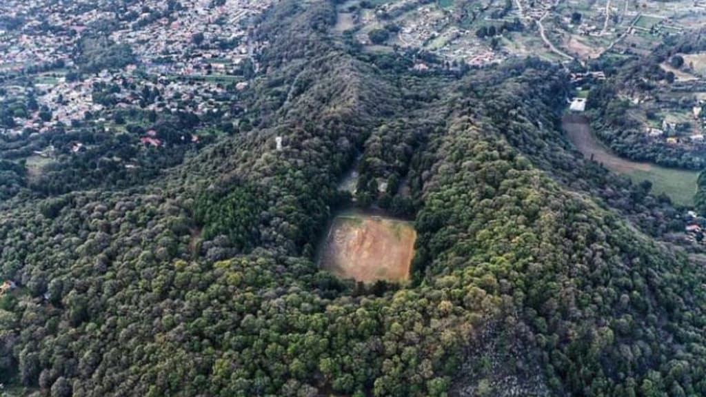 Volcán Teoca en Xochimilco