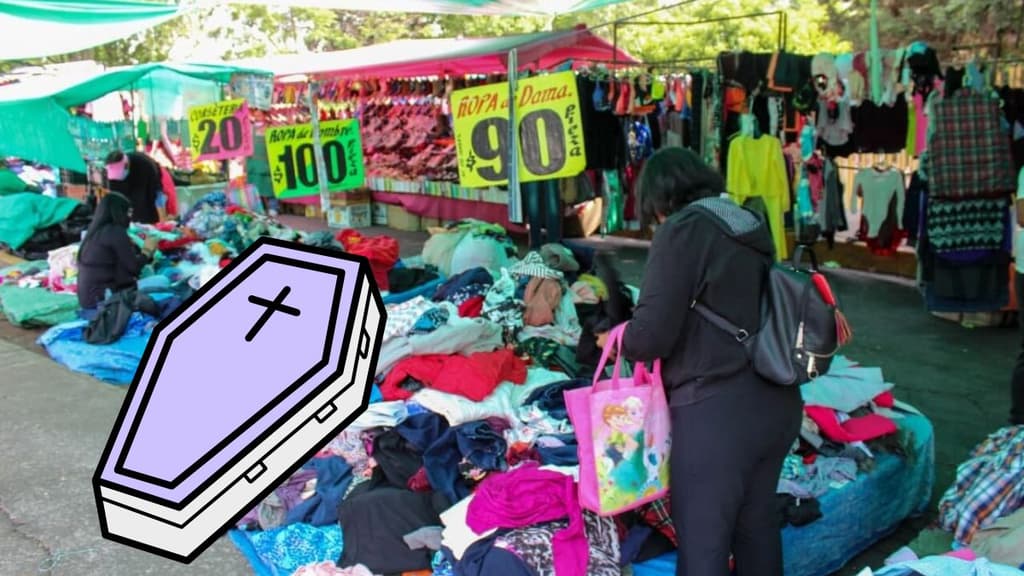 Ropa de paca de la morgue