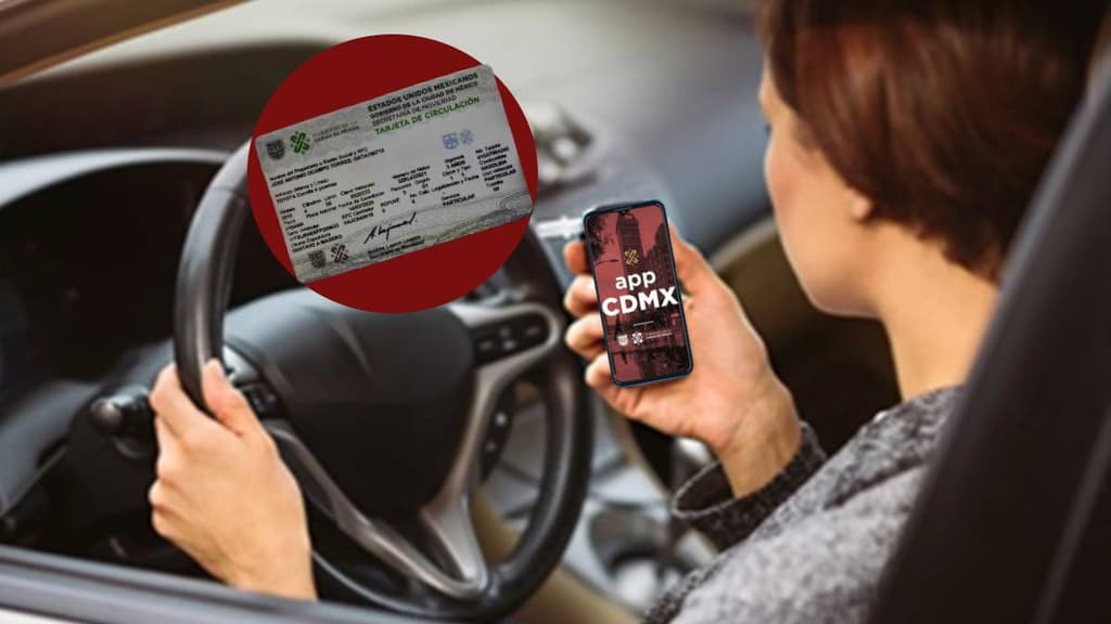 Tarjeta de circulación en línea en CDMX