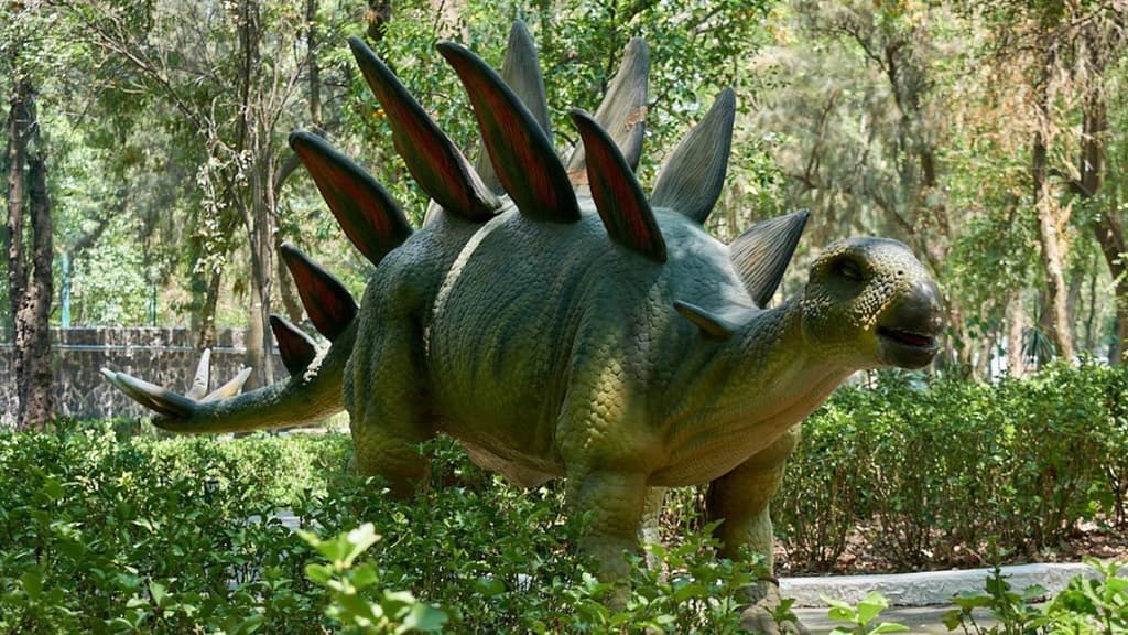 Dinosaurios en Los Pinos exposición cdmx.