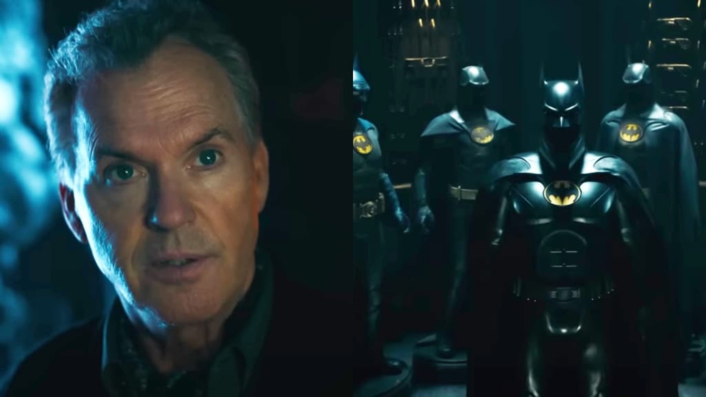 michael keaton batman flash
