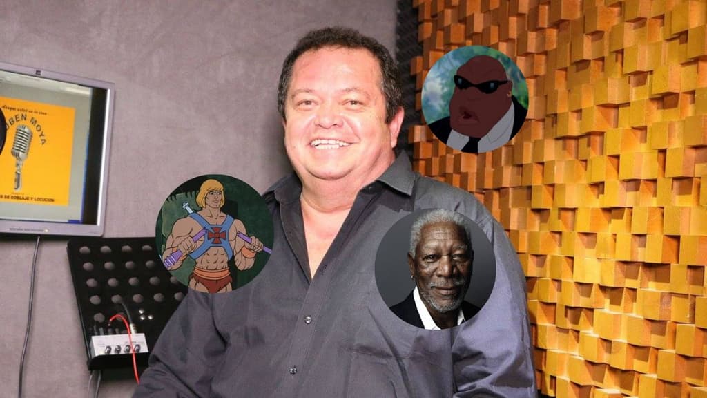 Rubén Moya actor de doblaje.