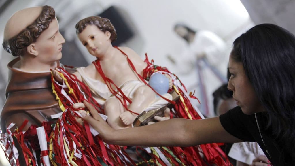 San Antonio de Padua, el santo de los solteros.