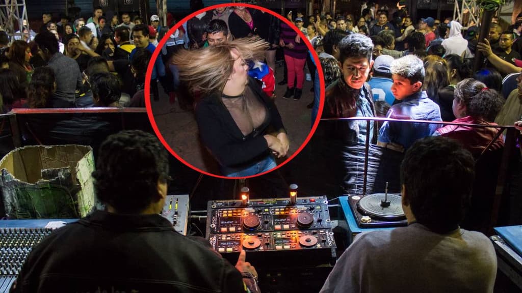 Baile sonidero en la Noche de Museos