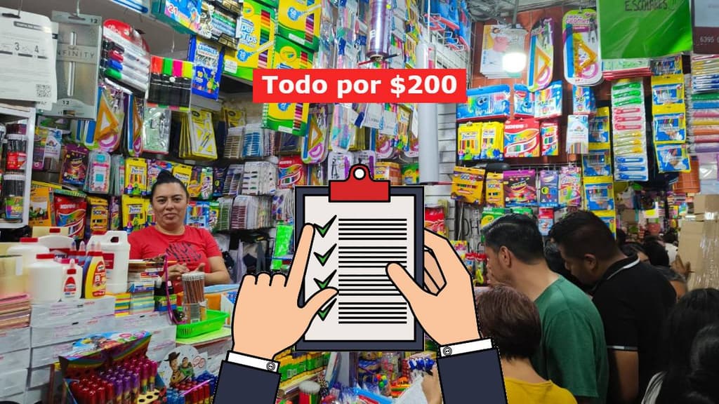 Lista de útiles escolares en CDMX