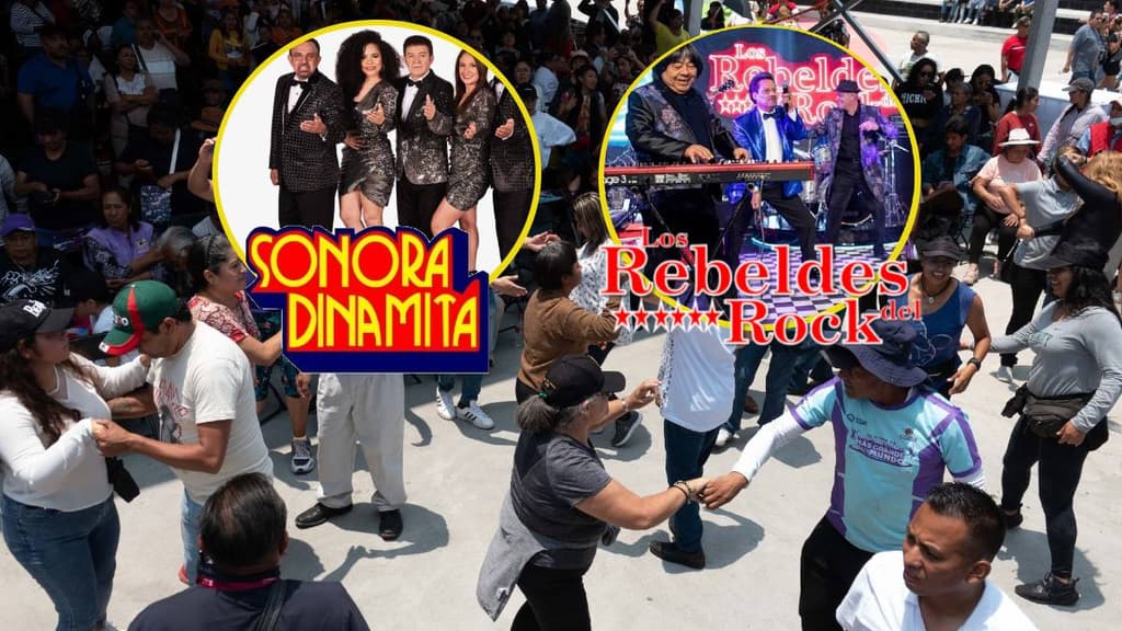 La Sonora Dinamita y Los Rebeldes del Rock en el Día de los Abuelos