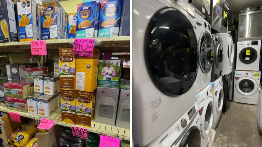 Bodega Jamaica de artículos recuperados.