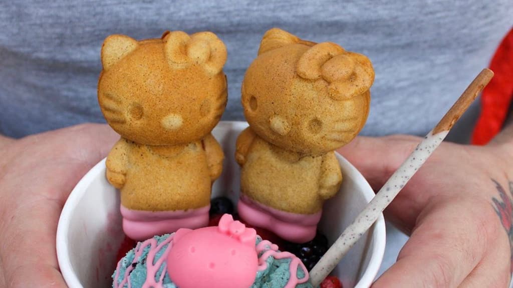 Kitty Waffles en CDMX.