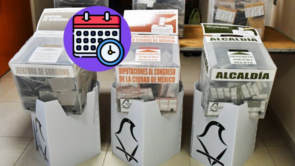 Calendario de las elecciones en CDMX