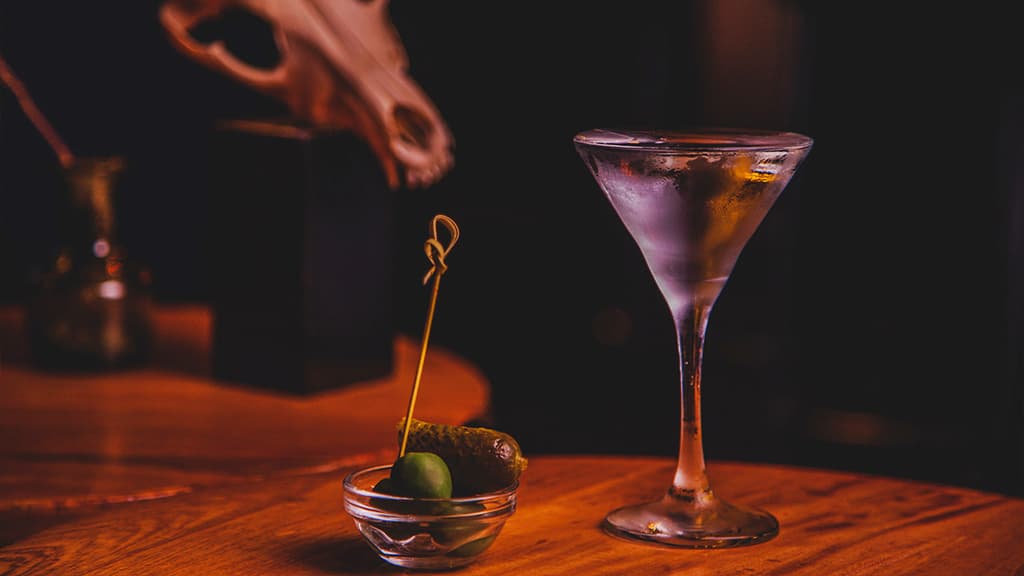 Martini en Baltra Bar. Foto: Rafa Amed