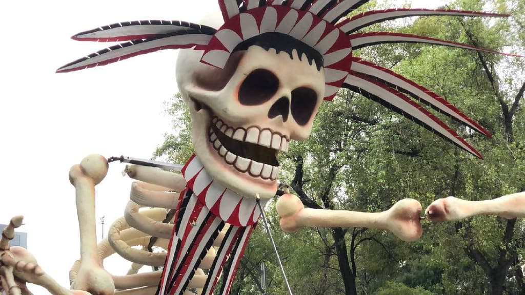 Calaveras del desfile de James Bond