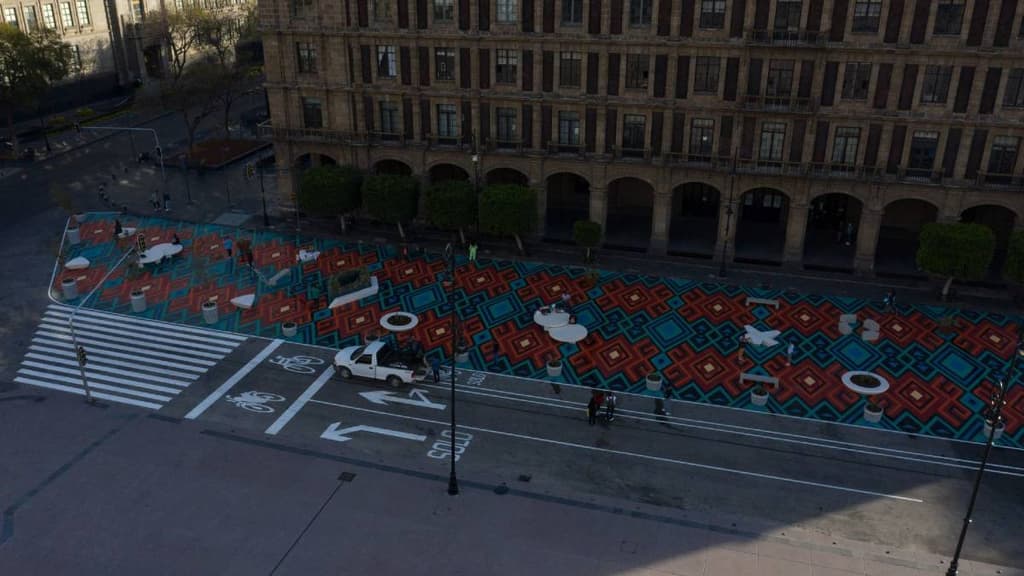 Plataforma camina tu zócalo del Gobierno de CDMX