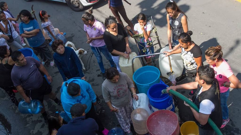 Recorte de agua en CDMX por reducción en el Sistema Cutzamala