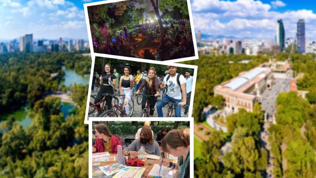 Actividades en el bosque de chapultepec en octubre