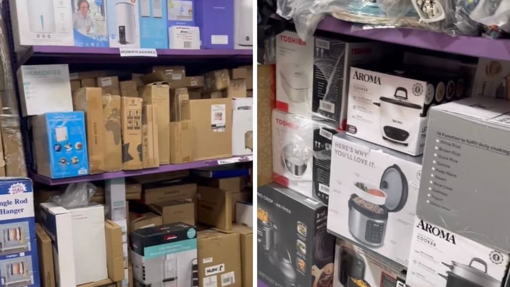 Bodega de remates de Amazon en CDMX