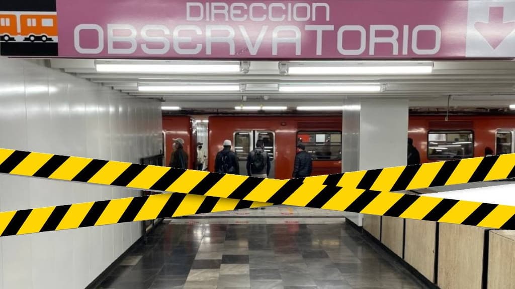 Cierre del tramo Balderas Observatorio de la Línea 1 del Metro