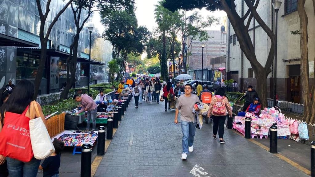 Obras de remodelación en zona Rosa