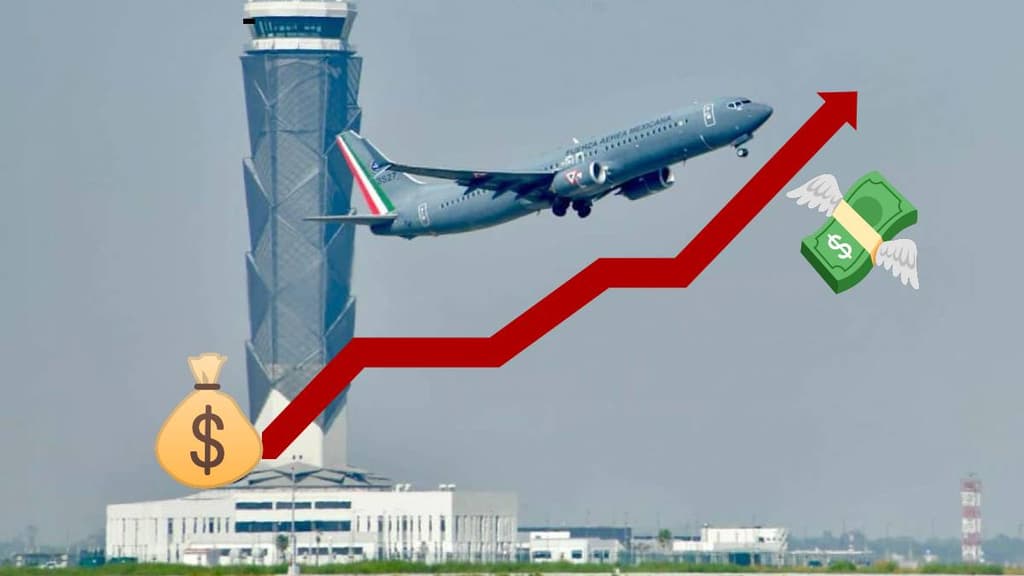 Aumenta TUA en vuelos desde el AIFA