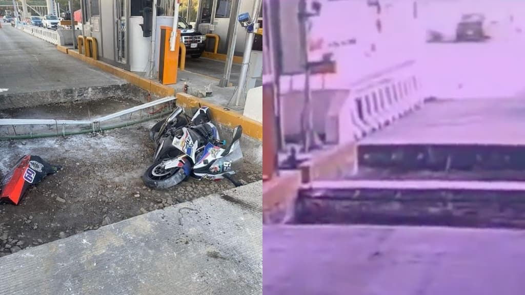 motociclistas accidente tlalpan caseta autopista