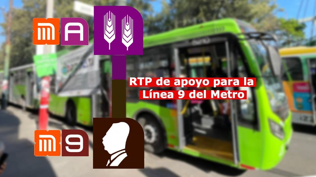 RTP de la línea 9 del Metro irá de Agrícola Oriental a Lázaro Cárdenas