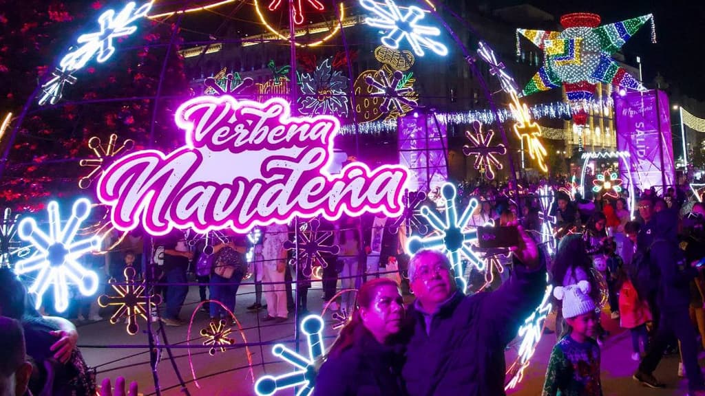 Verbena navideña en el Zócalo