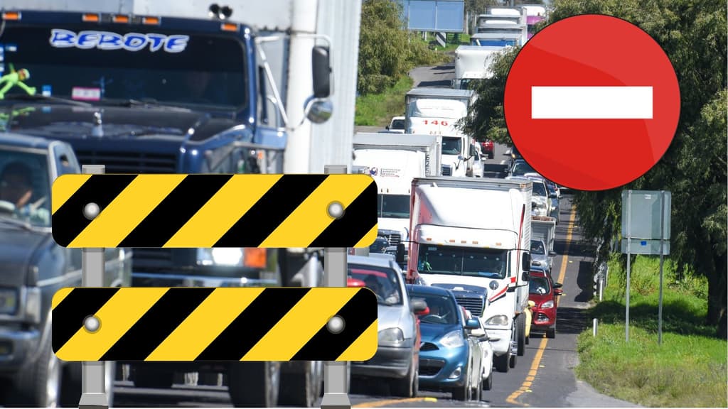 Cierre de la autopista México-Toluca