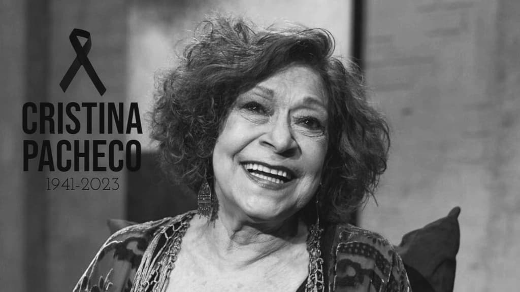 Cristina Pacheco falleció a los 82 años.