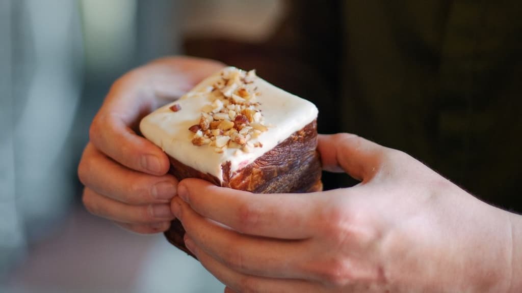 Croissant en cubo de El Olvidado.
