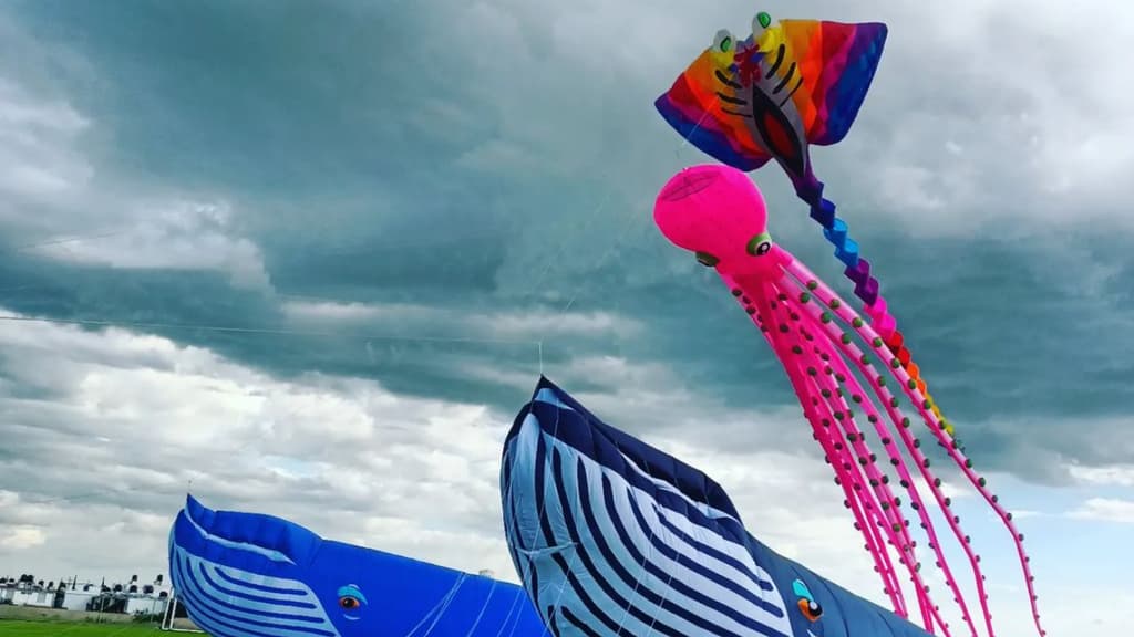 Festival de papalotes gigantes en Puebla 2024