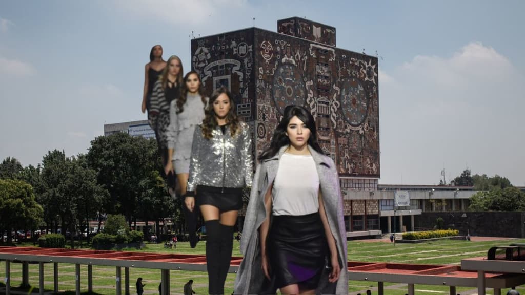 Pasarela de moda en CU.