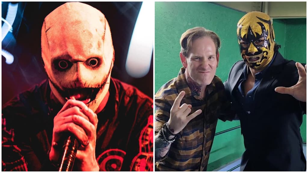 El vocalista de Slipknot visitó la Arena México