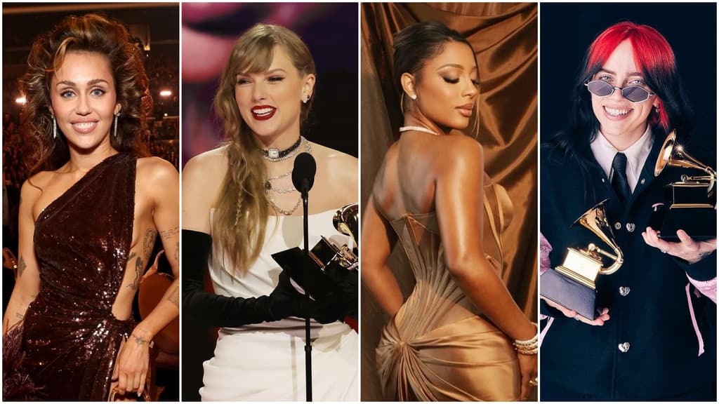 grammy 2024 ganadoras ganadores miley taylor victoria billie