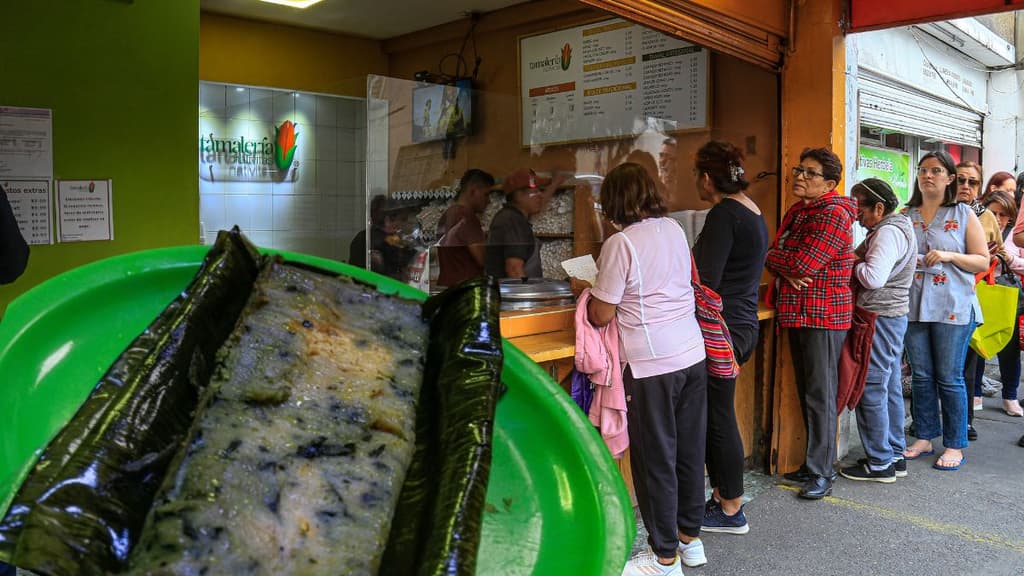 Tamalería Nativitas en CDMX.