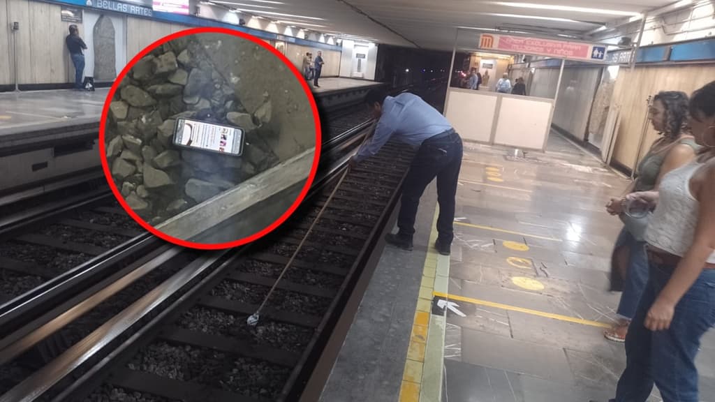 Celulares, los objetos que más se caen a las vías del Metro de CDMX… y retrasan servicio