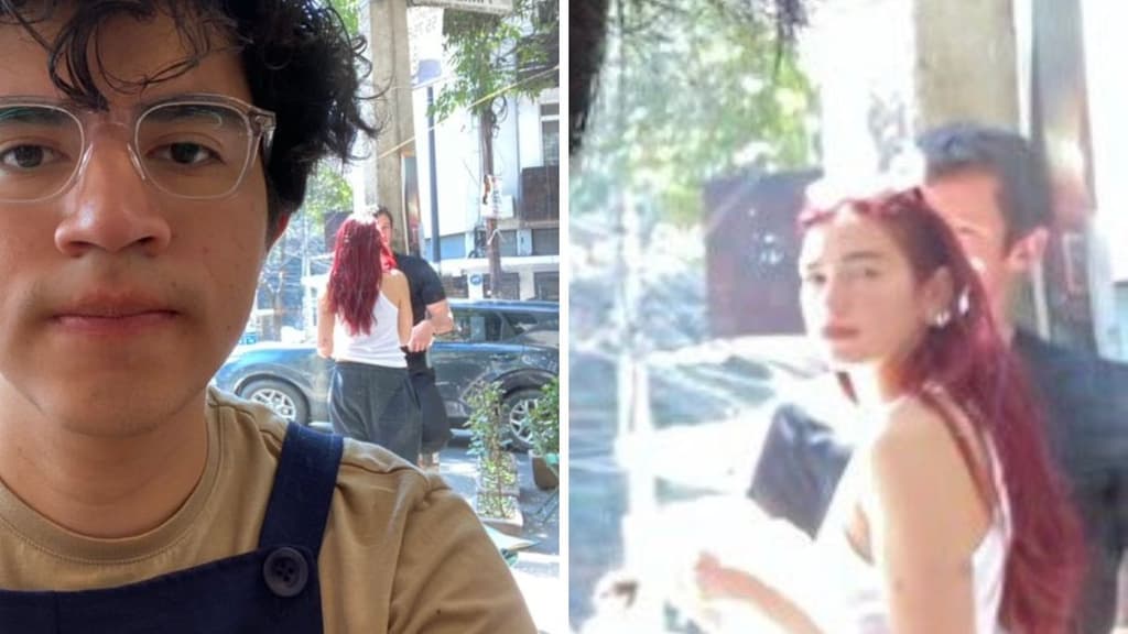 Dua Lipa captada en CDMX.