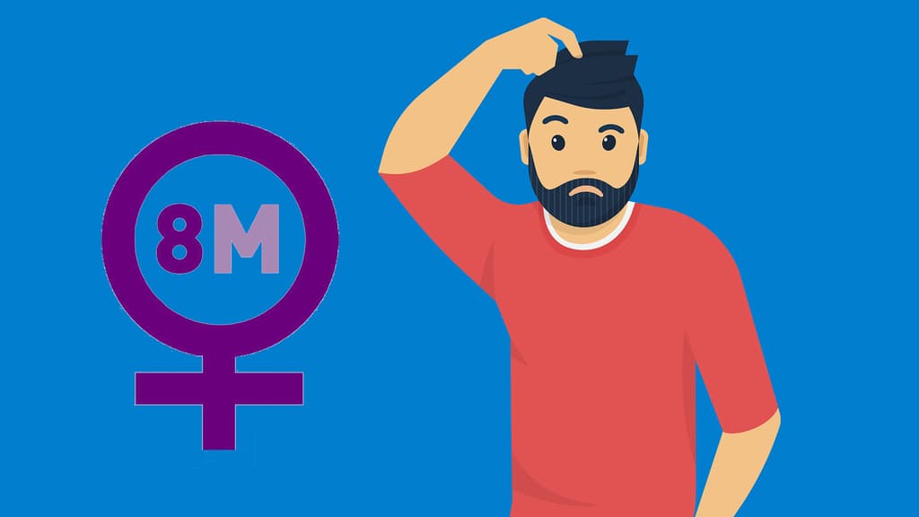 ¿Qué podemos hacer los hombres en el 8M?Imagen: Shutterstock