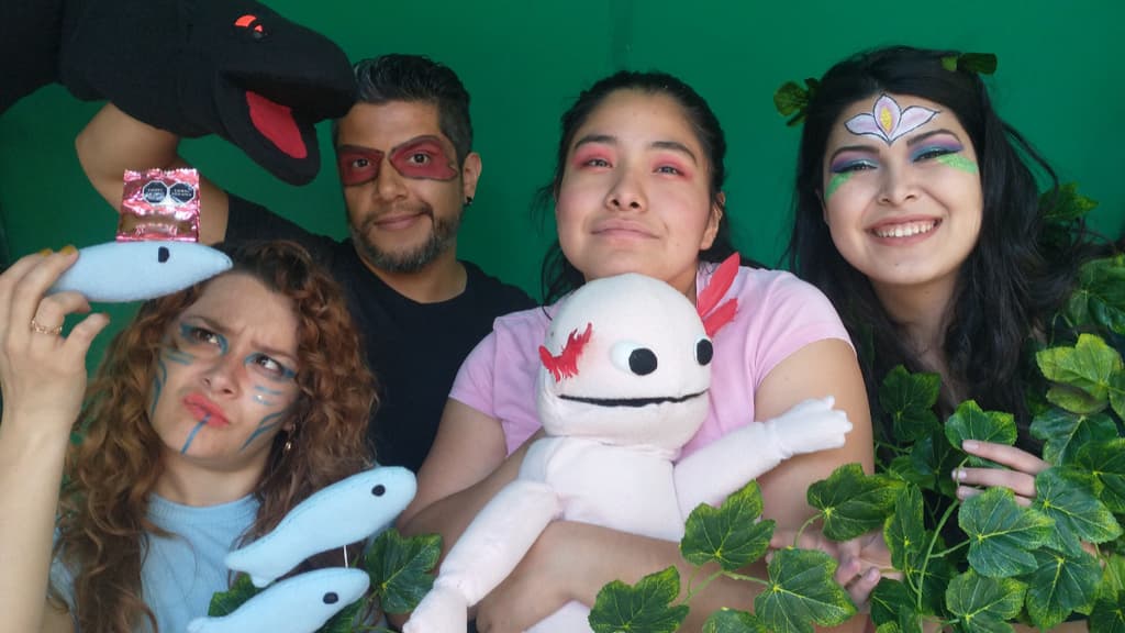 obra de teatro Axolotl: Regreso a casa