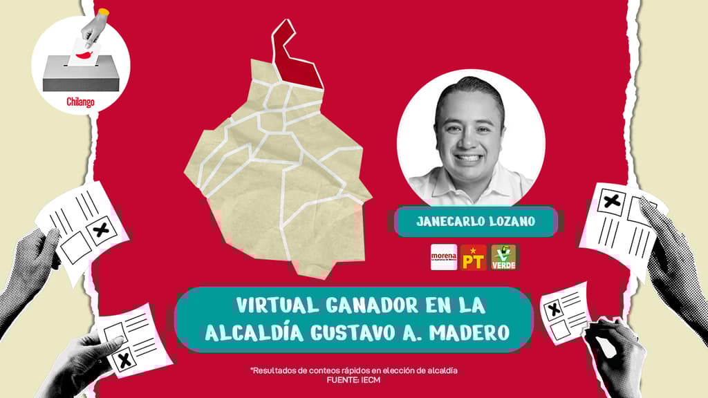 ¿quién ganó las elecciones de 2024 en Gustavo A. Madero? PREP y conteo rápido dan ventaja a Ricardo Janecarlo Lozano Mendoza