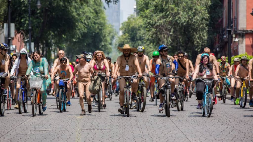 Rodada al desnudo 2024 en CDMX