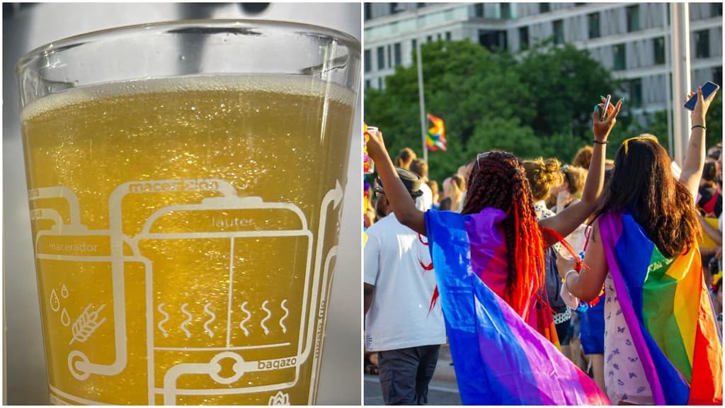 Aquí puedes conseguir tu cerveza con glitter para el Pride 2024
