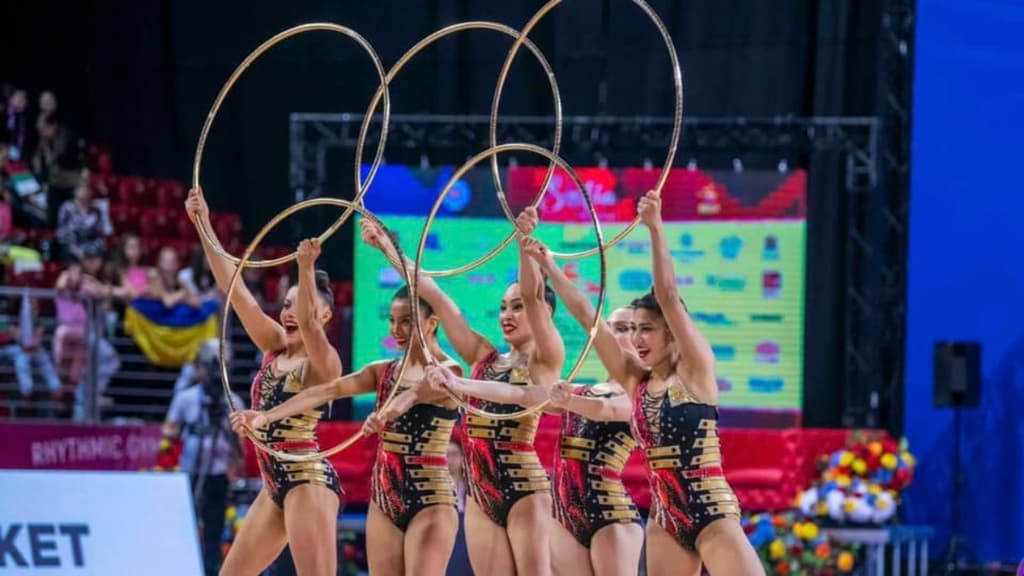la selección nacional de gimnasia rítmica de México clasifica a las olimpiadas 2024